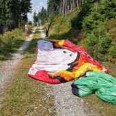 Cerna Hora Paragliding Fly