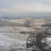 Zimowy Klin-Andrzejówka Paragliding Fly, Widok w kierunku Wałbrzycha