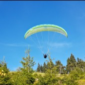 Cerna Hora Paragliding, Z pod startowiska