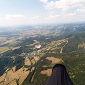 Widok w kierunku zachodnim, gdzieś tam Kozakov