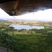 Jeziorko przed samą Jelenią Górą