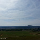 Mieroszów paragliding, Latanie w silnym wietrze, na żaglu i zafalowaniu ... trochę już zapomniałem jak to jest.