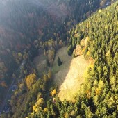 Cerna Hora - Paragliding Fly, Na tej polanie kiedyś lądowałem.