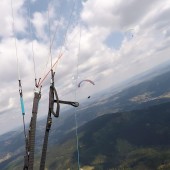 Cerna Hora Paragliding Fly, Wspólne latanie nad górką ;)