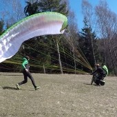 Wielkanocna niedziela w Mieroszowie, Paragliding Fly