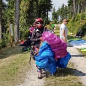 Daria idzie na start, nie ma, że boli, Cerna Hora Paragliding Fly