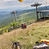 Czarna Góra - Stronie Śląskie lipiec 2014, Start z Czarnej Góry.