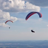 Cerna Hora Paragliding Fly