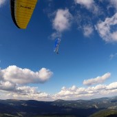 Cerna Hora Paragliding Fly, Magia Chmur