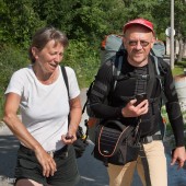 Lijak dzień trzeci i pierwsza próba przelotu., Dalej już busem do bazy i kolejny raz na start.