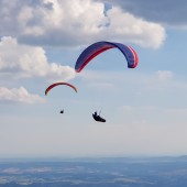 Cerna Hora Paragliding Fly