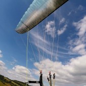 Andrzejówka - Paragliding Fly, Mimo tak pięknego nieba, niestety trzeba lądować.